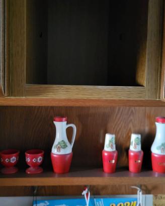 Set vintage da tavola in legno