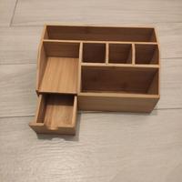 porta trucchi in bamboo