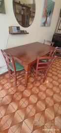 Tavolo allungabile in massello