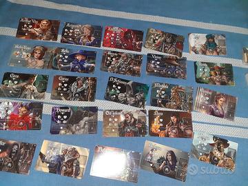 24 carte collezionabili per ricambi della L.Magnus