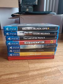 Bundle PS4 8 Giochi Playstation 4 + Manuale/Mappa 