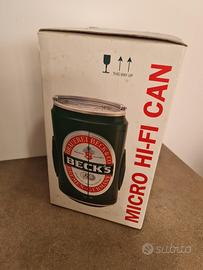 radio vintage birra beck's 