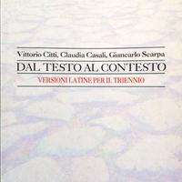 Dal testo al contesto. Versioni latine triennio