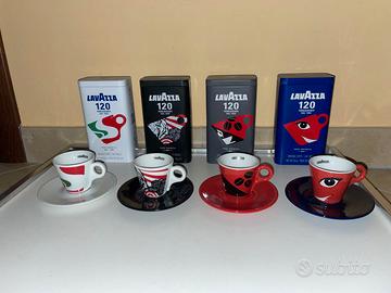 LAVAZZA 120° ANNIVERSARIO TAZZINE + SCATOLE VUOTE