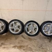 Cerchi 18 Audi gommati al 75%