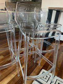 4 sgabelli policarbonato