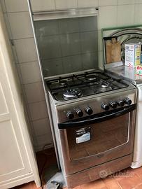 cucina a gas con forno elettrico ariston hotpoint