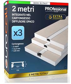 Profilo Alluminio per strisce Led