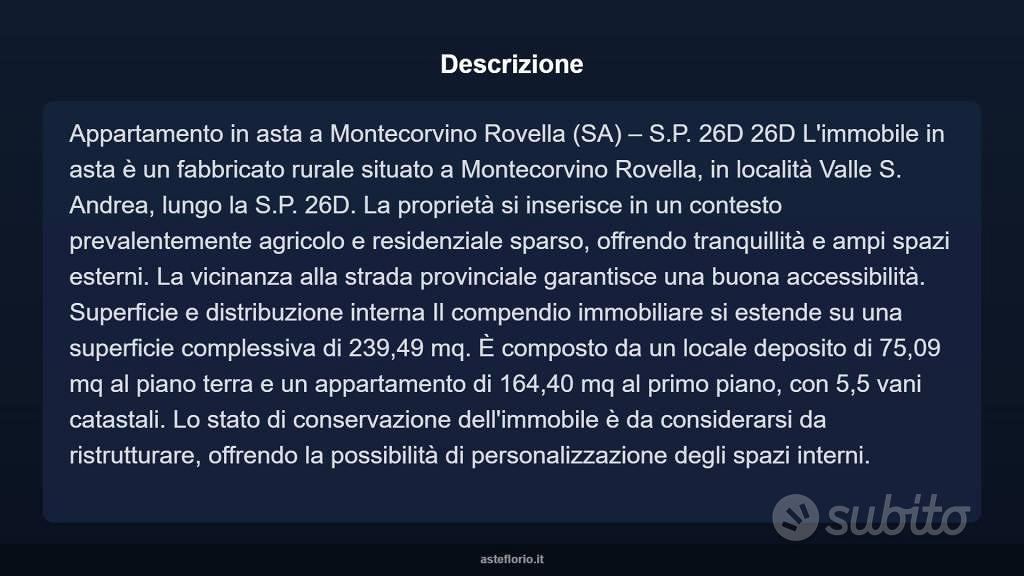 Appartamento – Montecorvino Rovella, Votraci - Vista 3