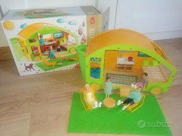Caravan/ roulotte in legno marca Djeco