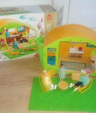 Caravan/ roulotte in legno marca Djeco