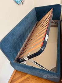 Letto singolo con contenitore