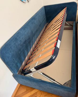 Letto singolo con contenitore