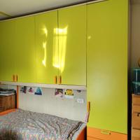 Armadio a ponte più letto 