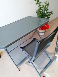 Tavolo da Giardino 5 Posti con Sedie 