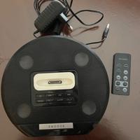 Memorex clock radio per iPod con amplificatore