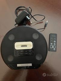 Memorex clock radio per iPod con amplificatore