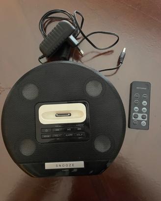 Memorex clock radio per iPod con amplificatore