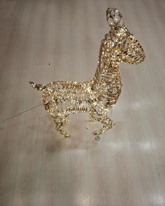 Cucciolo di renna 3D luminosa