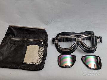 occhiale motociclista vintage anni 60