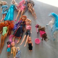 gruppo Barbie e cavalli