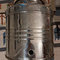 contenitore inox 20 litri acciaio 