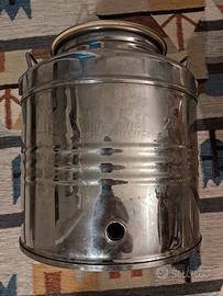 contenitore inox 20 litri acciaio 