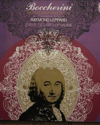 BOCCHERINI SECHS SINFONIEN op 12- vinile