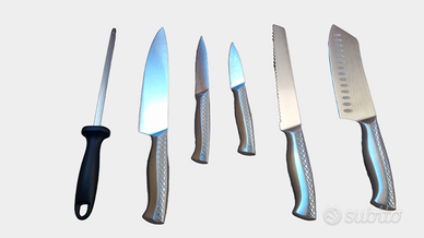 Set 8 Coltelli da Cucina MOSFiATA con Custodia