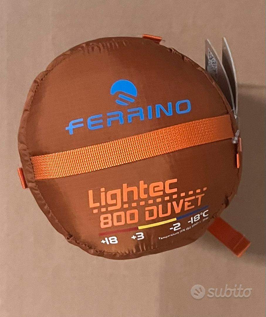 Sacco a pelo in piuma compatto Ferrino 800 grammi Sports In