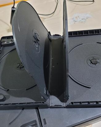 box porta cd dvd da 6 posti