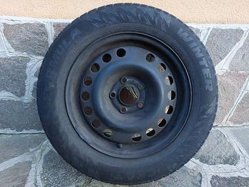 4 cerchi metallo Opel Zafira con gomme da neve