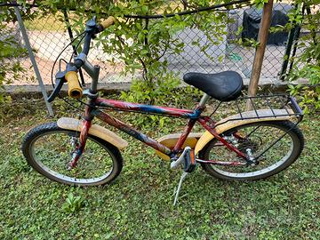 Bici bimbo bimba 20” con cambio e portapacchi