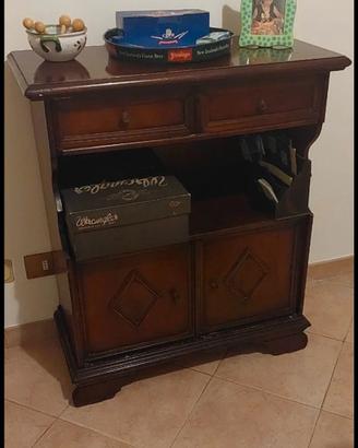 Mobile TV legno color noce