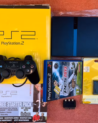 Console PlayStation 2 conpleta di scatola e co.