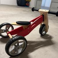 Triciclo bicicletta a spinta