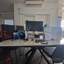 ps5+ monitor+accessori
