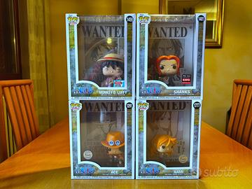 Funko pop One piece Wanted poster cover bundle