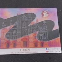 Un pannello decorativo da appoggio in vetro del Du