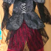 vestito varnebale da corsara 7-9 anni