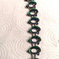 bracciale argento 925 anni 80