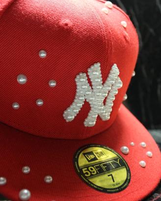 New Era 59fifty NY – Custom con Perle – Taglia 7