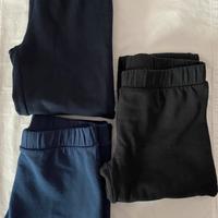 Set leggings felpati invernali tezenis 10-11 anni