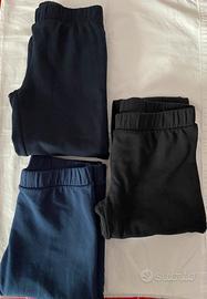 Set leggings felpati invernali tezenis 10-11 anni
