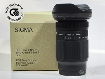 Sigma 20-200 F/3.5-6.3 DG (x Sony) (venduto)