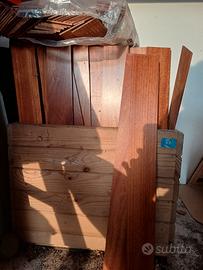 si regalano mq 20 circa listarelle doussiè