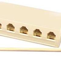 Multipresa telefonica 5 posti plug 4 pin NUOVA
