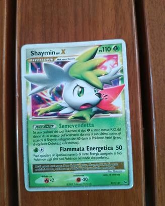 Carta POKEMON • Shaymin LIV X • PLATINUM 127/127 