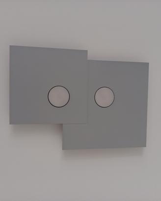 Plafoniere Top Light Plate grigio