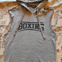 Canotta Boxe Uomo con Cappuccio OUTSHOCK Grigia